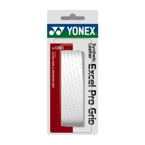 Yonex AC128EX Synthetic Leather Excel Pro Grip - White