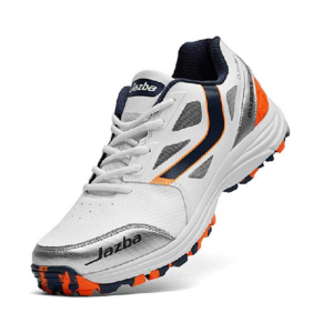 Jazba One drive 111 Men Cricket Shoes – Navy Orange Color