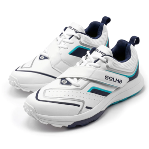 SOLM8 S4 Navy Teal TURF CRICKET SHOES